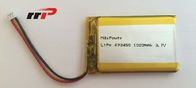 3.7V 493450 1020mAh Samll LiPolymer بسته باتری IEC62133 برای GPS