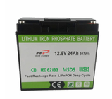 چرخه عمیق 12V 24ah Lifepo4 باتری بسته 12.8V باتری لیتیوم 24Ah Lead Acid Replacement لیتیوم