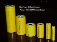 باتری های قابل شارژ 1.2Volt NiCd سفارشی SC 2000MAH برای مانیتور بچه