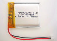 باتری فوق العاده نازک لیتیوم پلیمر 602530 400mah 3.7V با گواهینامه CB KC UL