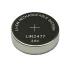 3.6 ولت 200 میلی آمپر ساعتی LIR2477 باتری قابل شارژ باتری سکه لیتیوم سکه