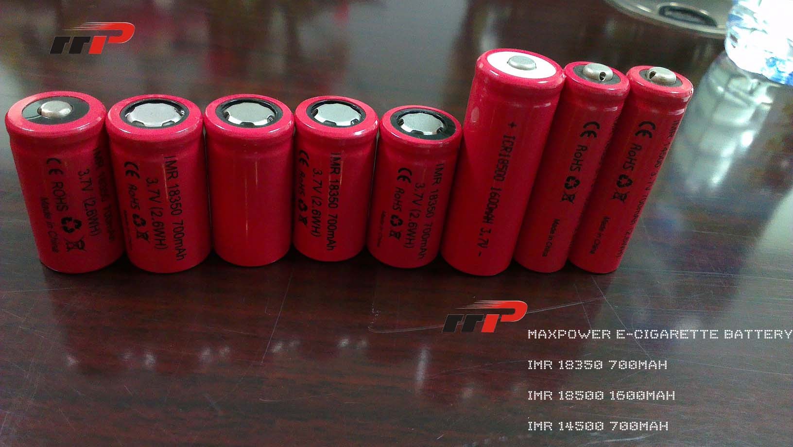 IMR 18350 700mAh لیتیوم یون باتری قابل شارژ 3.7V 2.6WH سیگار الکترونیکی