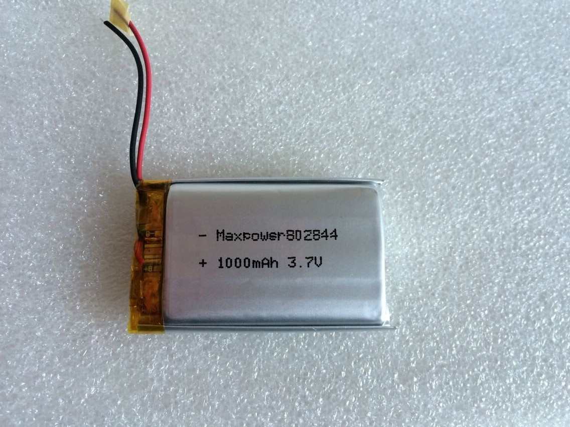 802844 1000mAh 3.7V لیتیوم یون پلیمر باتری IEC62133 پزشکی پزشکی