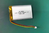 IEC62133 باتری لیتیوم پلیمری قابل شارژ GPS 523450 3.7 ولت 1000 میلی آمپر ساعت