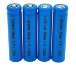 AAA باتری قابل شارژ لیتیوم یون سلولی icr10440 باتری های 3.7 ولت 350 میلی آمپر ساعت