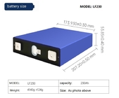 3.65V 230Ah Solar Lifepo4 باتری با چرخه طولانی مدت گواهینامه IEC CB MSDS