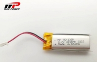 باتری لیتیوم پلیمری 300 میلی آمپر ساعتی 3.7 ولتی برای وسایل الکترونیکی پوشیدنی بلوتوث