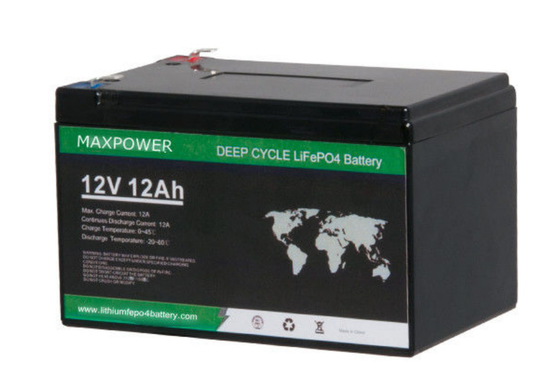 باطری لیتیوم یون Lifepo4 شارژ می شود 12V 12.8V 24V 6ah 7ah 9ah 12ah 14ah 28ah 30ah