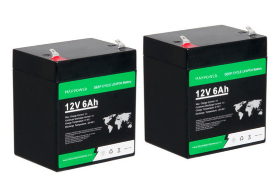 باطری لیتیوم یون Lifepo4 شارژ می شود 12V 12.8V 24V 6ah 7ah 9ah 12ah 14ah 28ah 30ah