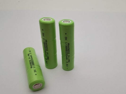 UL 3.6V 200mAh NIMH باتری های شارژ پذیر 1/3BBB بسته باتری های سفارشی NIMH آماده استفاده