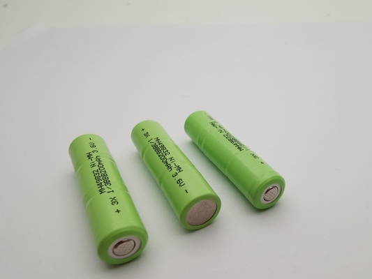 UL 3.6V 200mAh NIMH باتری های شارژ پذیر 1/3BBB بسته باتری های سفارشی NIMH آماده استفاده