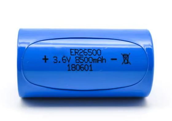 باتری لیتیوم Er26500 3.6v 8500mah 9ah lisocl2 باتری لیتیوم Er26500 C اندازه 3.6V 9000mah باتری لیتیوم اولیه