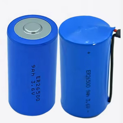 باتری لیتیوم Er26500 3.6v 8500mah 9ah lisocl2 باتری لیتیوم Er26500 C اندازه 3.6V 9000mah باتری لیتیوم اولیه