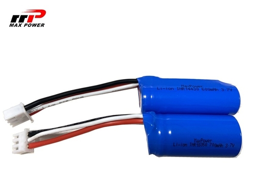 18350 3.7v 700mAh 10C تخلیه قدرت بالا باتری لیتیوم یون قابل شارژ با UL KC CB PSE