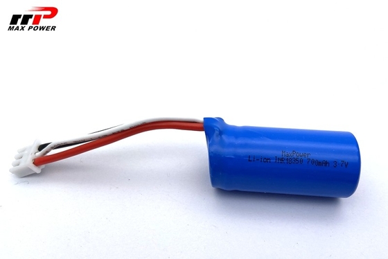 18350 3.7v 700mAh 10C تخلیه قدرت بالا باتری لیتیوم یون قابل شارژ با UL KC CB PSE