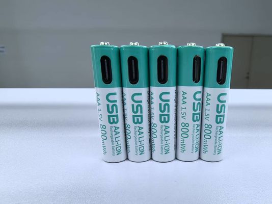 باتری لیتیوم یونی قابل شارژ 1.5 ولت AAA AA 660mWh 1500mWH 2500MWH 2800MWH
