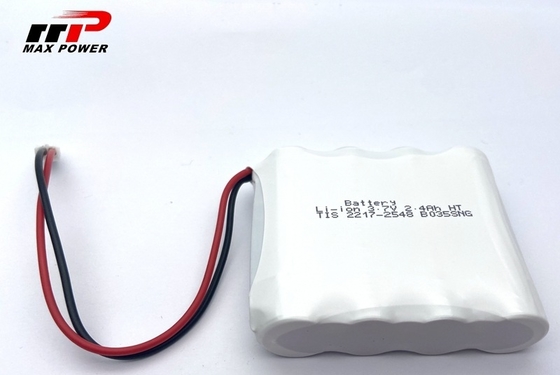3.7V 2400mAh 14500 لیتیوم یون باتری بسته برای استفاده در درجه حرارت گسترده GPS -40 °C-80 °C
