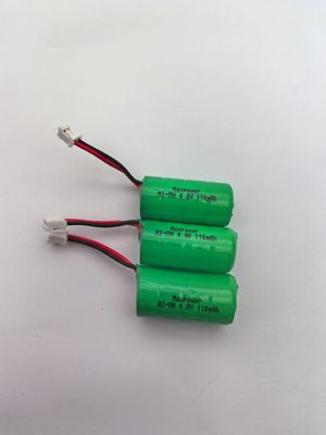 بسته باتری دکمه ای Ni-MH قابل شارژ 110mAh 4.8V باتری دکمه ای NiMH 4.8V 110mAh