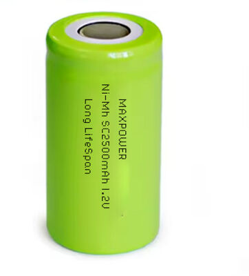 SC2500mAh 1.2V Ni-MH Rechargeable Battery with 1000 Cycles Long Life and High Capacity