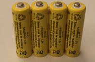 1.2V Cylindrical NICD بسته های باتری AA900mAh UL CE