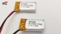 451525 3.7V 100mAh باتری لیتیوم یون پلیمر CB IEC UN38.3 MSDS گواهی