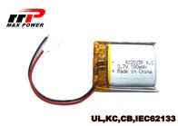 هدست بلوتوث Earbud 422025P 180mah 3.7V باتری باتری لیتیوم فوق العاده کوچک KC CB UN38.3 تصویب