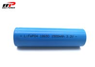 18650 1500mAh 3.2V باتری چرخه عمیق LiFePO4 برای روشنایی اضطراری