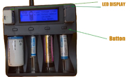 شارژر باتری لیتیومی هوشمند USB LCD Charger 12V 2A