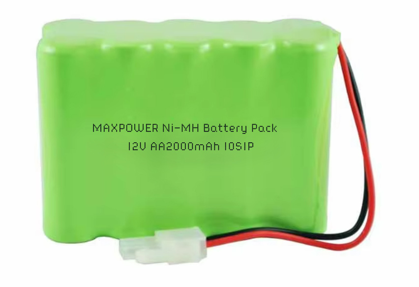 بسته باتری 12V 2Ah NiMh بسته باتری 12V 2200mAh منبع برق اضطراری بسته باتری اضطراری