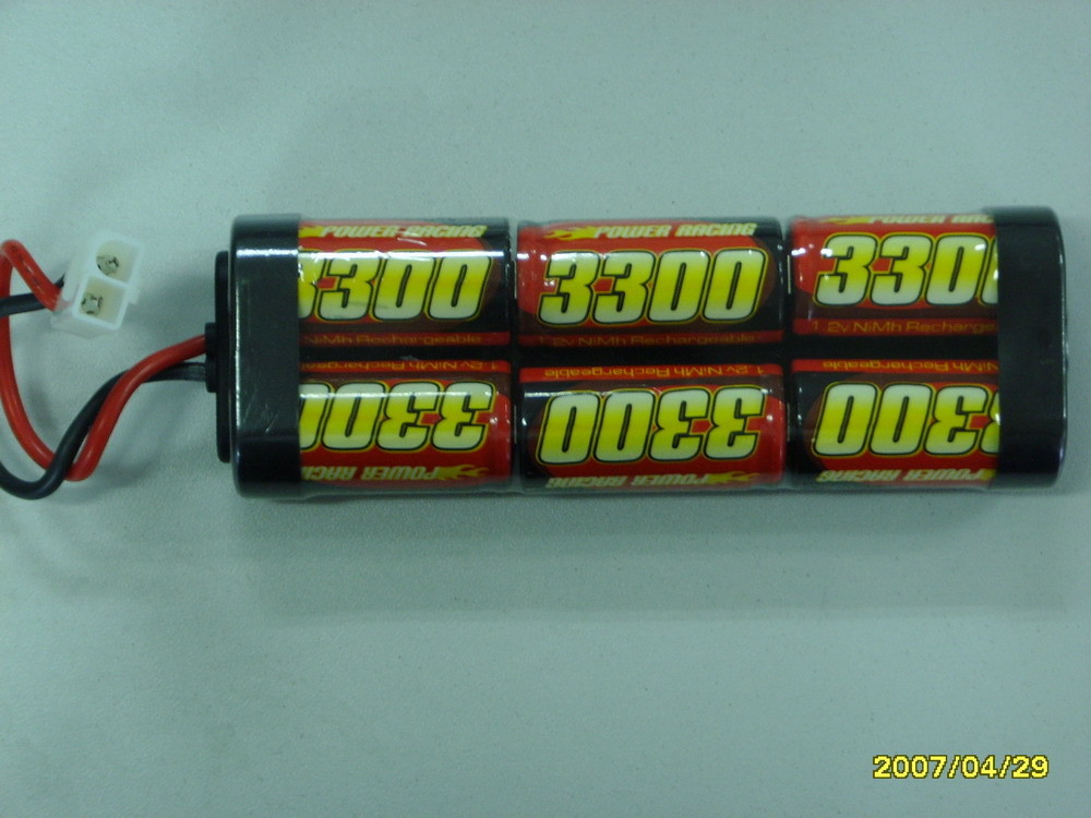 باطری های قابل شارژ N / W / R / C، SC3300mAh 7.2V، باتری لیتیوم