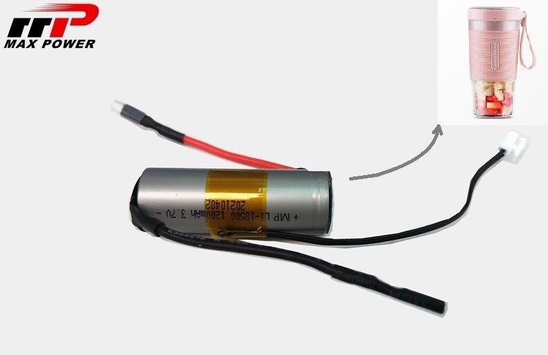 3.7V 18500 بسته باتری قابل شارژ لی یون تخلیه سریع 10C 12A