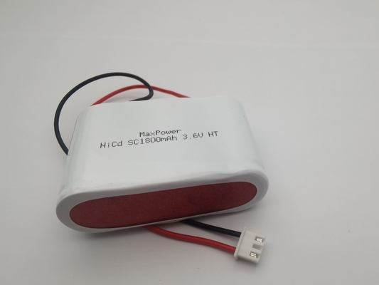 Maxpower NiCd 3.6V SC1800mAh باتری شارژ پذیر نور اضطراری باتری های NICD