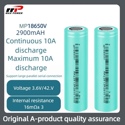 3.7V 18650V 2900mAh باتری لیتیوم یون -40°C تا 85°C دمای وسیع