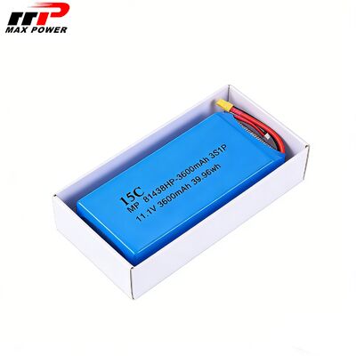 بسته باتری لیتیوم پلیمر MP81438HP 3600 میلی آمپر ساعت 15C | 11.1 ولت