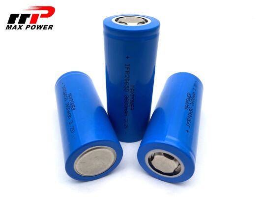 26650 3600mAh 3.2V باتری لیتیوم LiFePO4 2000 بار طول عمر چرخه