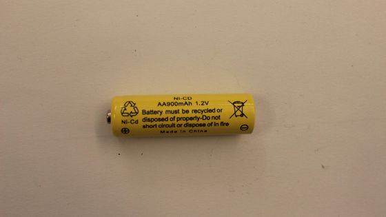 باتری AA 1.2V 900mAh NiCD قابل شارژ چراغ قوه باتری قابل شارژ مشعل