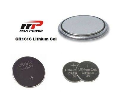 غیر سمی CR1616 3.0V باتری لیتیوم اولیه LiMnO2 50mAh برای کارت های موسیقی
