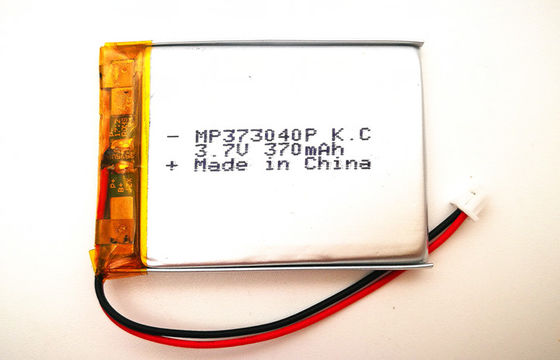 باتری قابل شارژ لیتیوم یون پلیمر باتری قابل شارژ 3.7 V 353040 370mah با KC CB UL