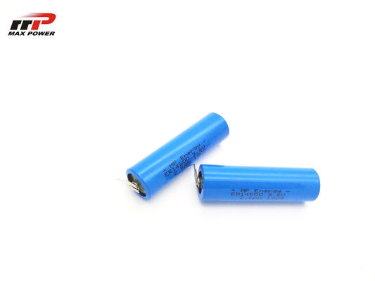 باتری اولیه لی SoCI2 باتری ER14500 اثبات نشت طول عمر طولانی Cyle AA ER14505 وزن سبک