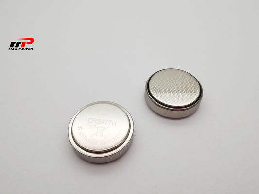 دکمه سلول 3V CR2477 1000mAh باتری Li-Mno2 ظرفیت بالا